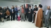مطار دمشق الدولي يشهد وصول أول قافلة رسمية للزوار الإيرانيين. وممثل الإمام الخامنئي (دام ظله) في سوريا أول المستقبلين